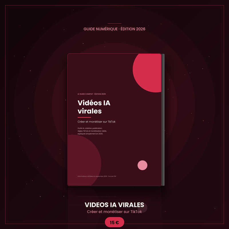 Vidéos IA virales sur TikTok : créer et monétiser (Guide PDF 2026)