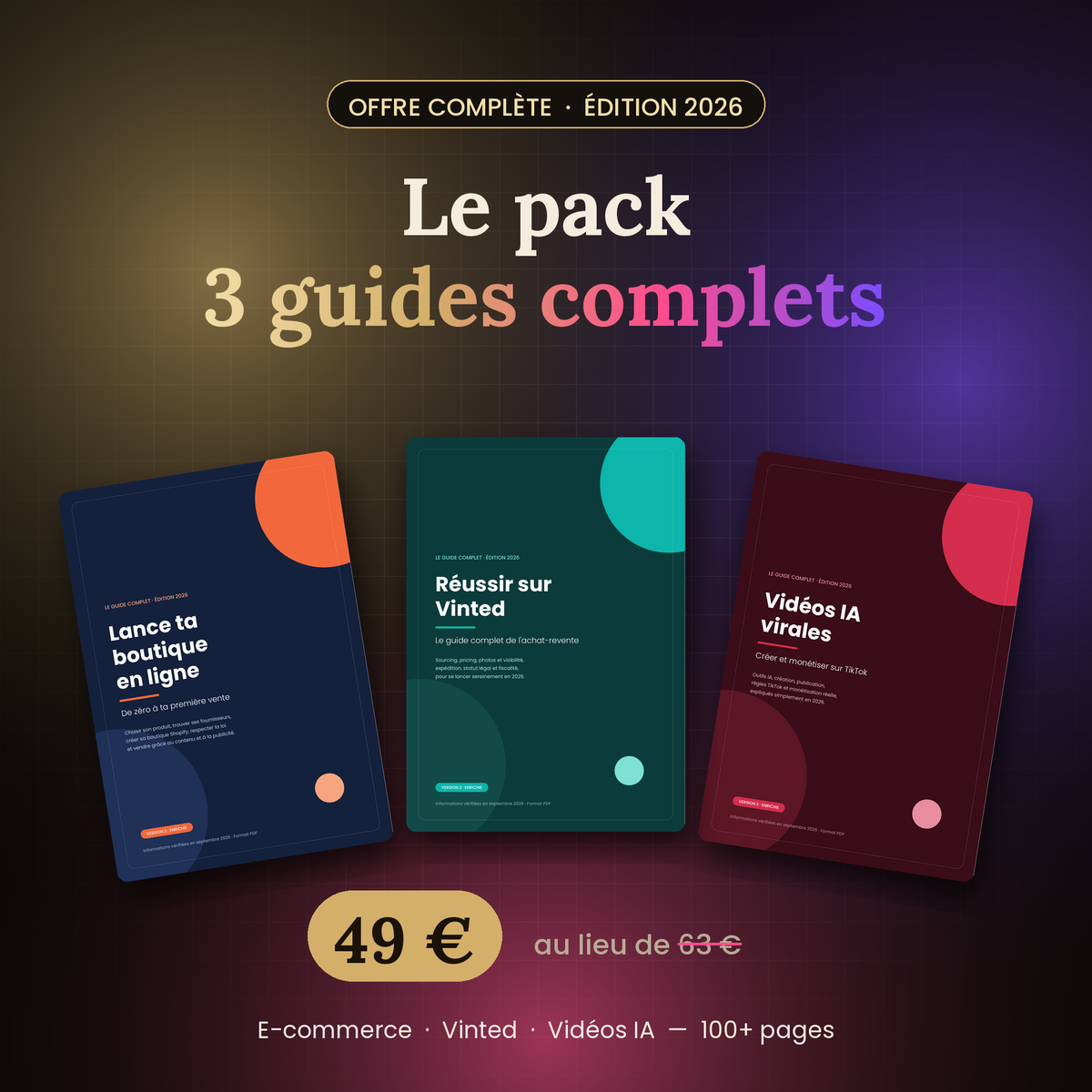 Le pack 3 guides complets : les trois méthodes réunies (Guide PDF 2026)